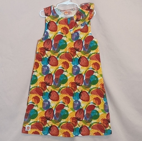 Tuc Tuc Fruit Print Red and Yellow Dress size 8 - Picture 1 of 6